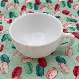 Vintage Milk Glass Teacup